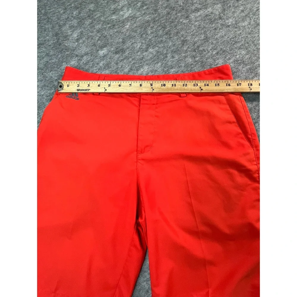 ADIDAS Mens 32‎ Golf Shorts Orange Red 10